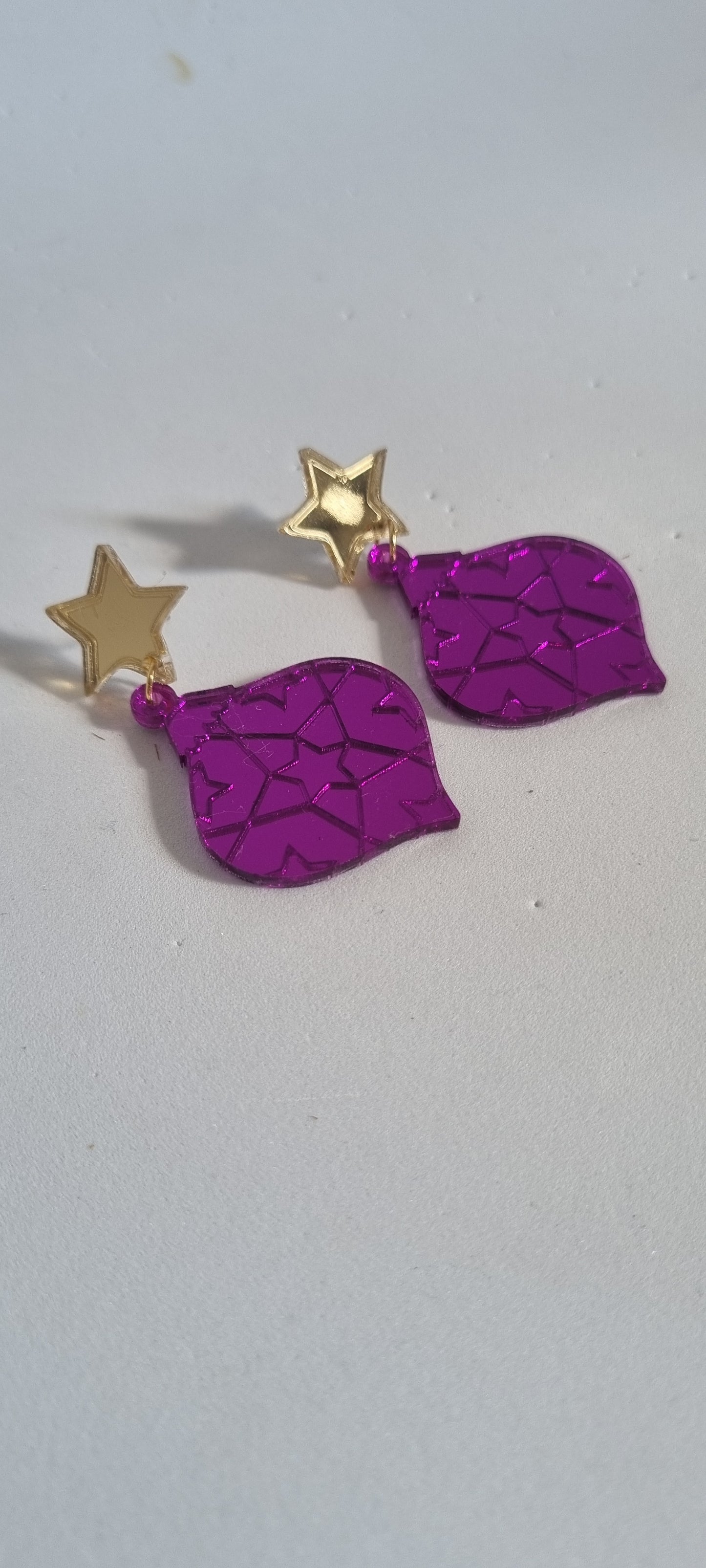 Pendientes navidad bolas