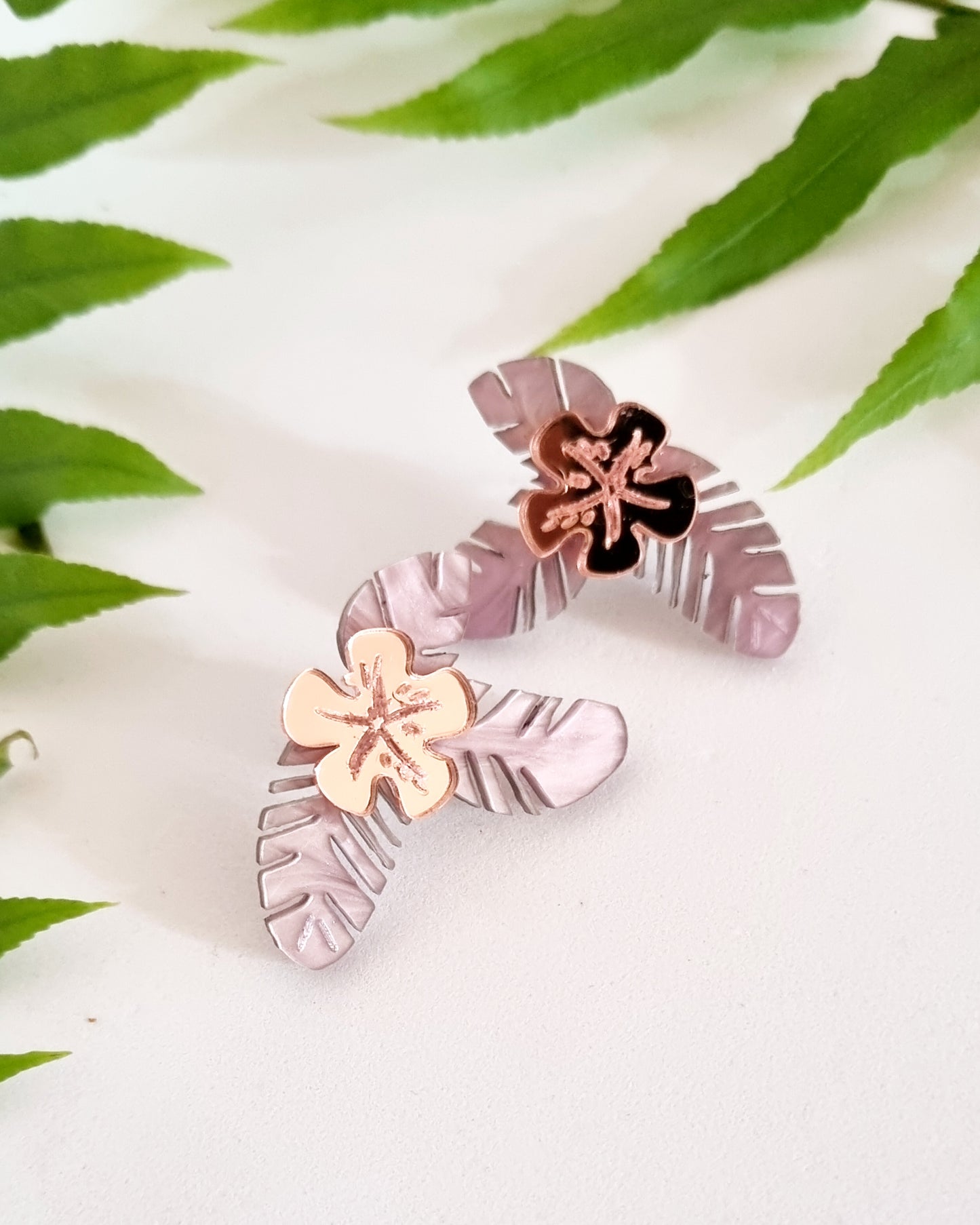 Pendientes plataneras colors