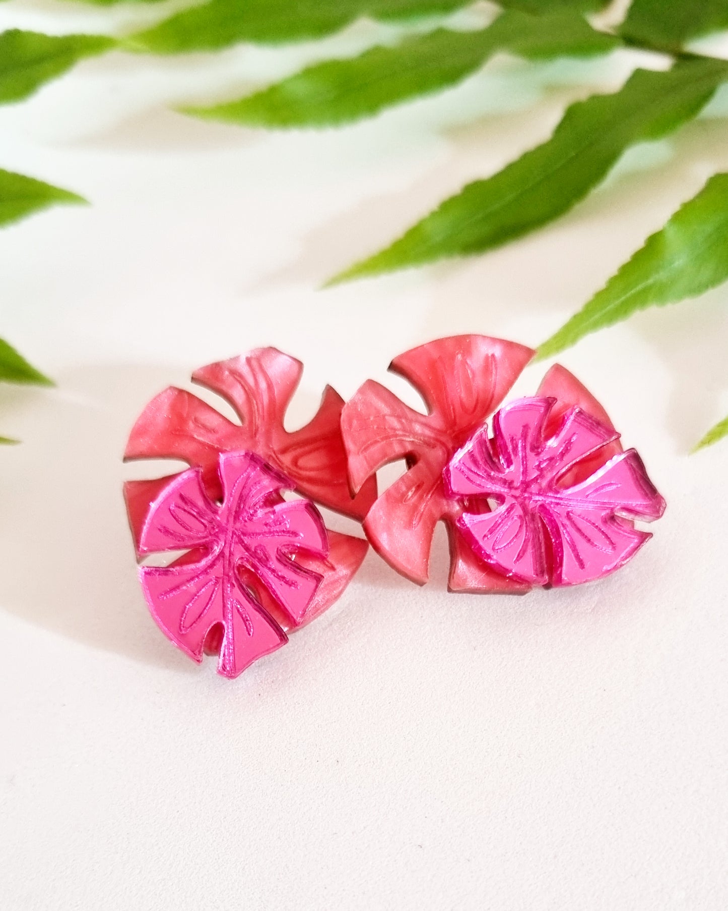 Pendientes selvática colors