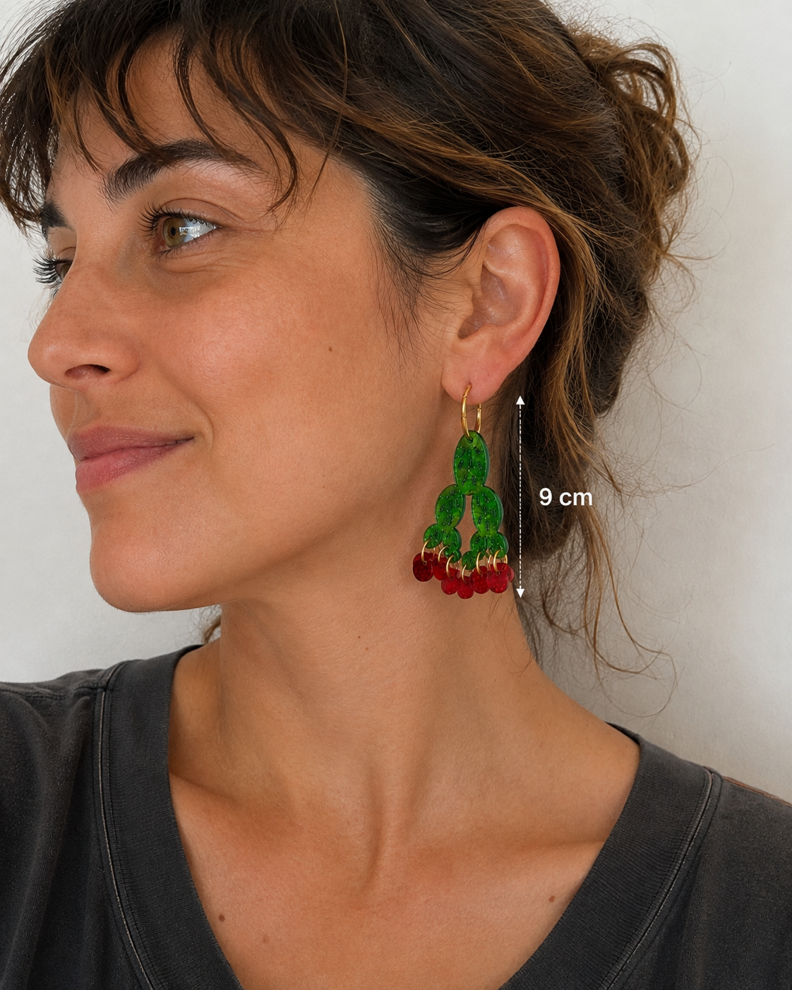 Pendientes chumberas royal. 7 pares disponibles.