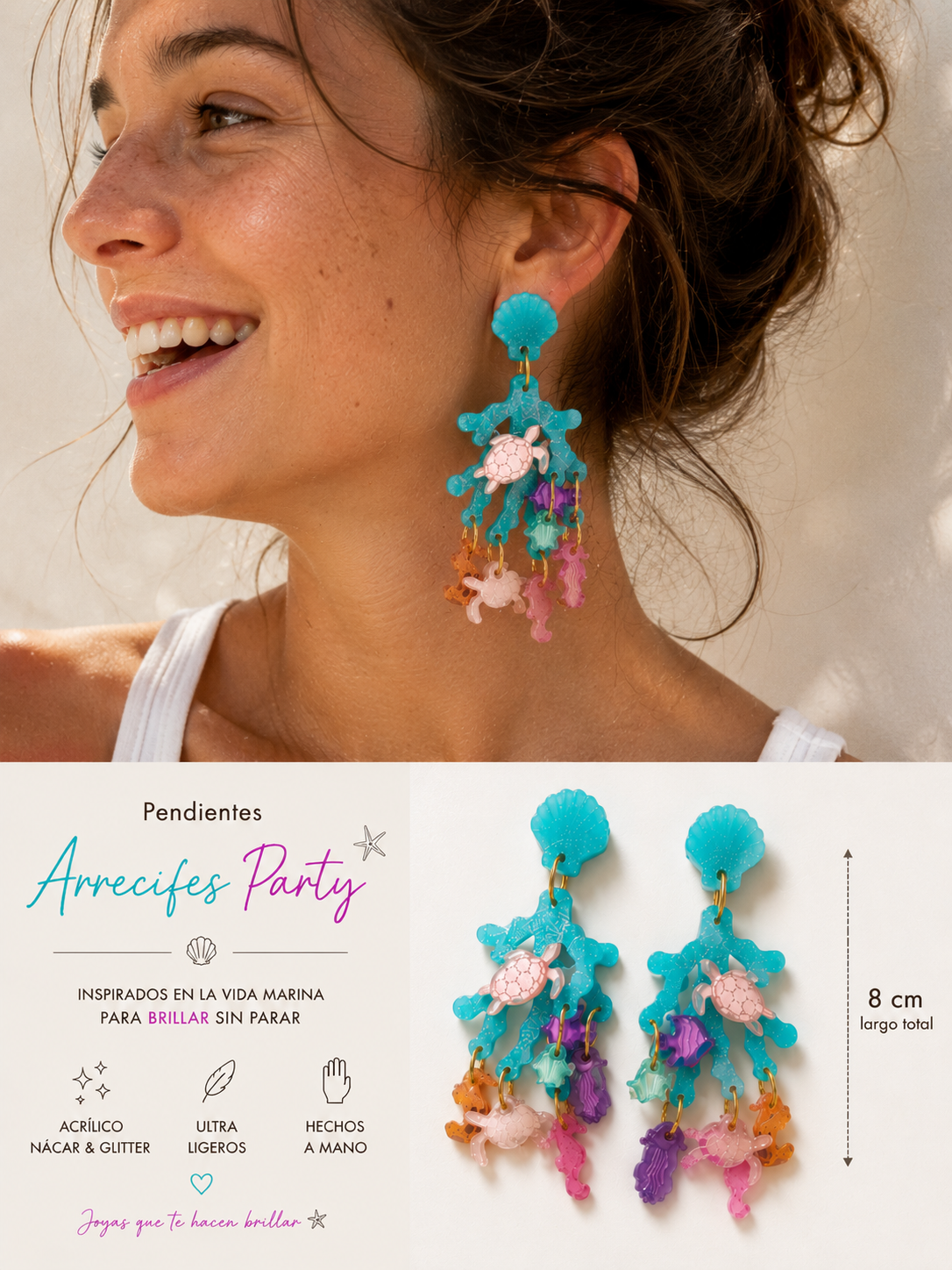 Pendientes arrecifes party