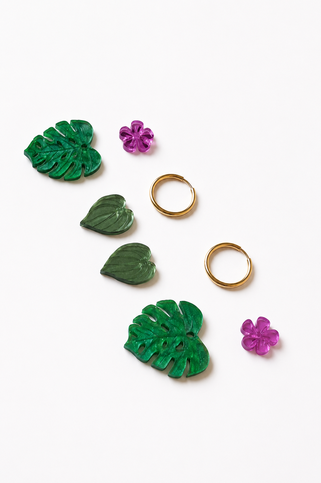 Pendientes Jardín Tropical 💚🌺