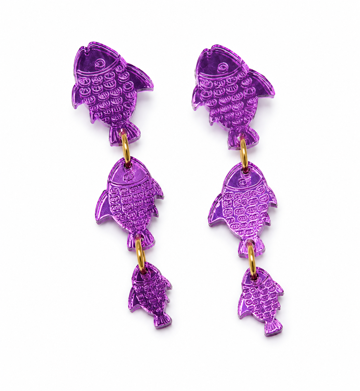 Pendientes súper fish colors