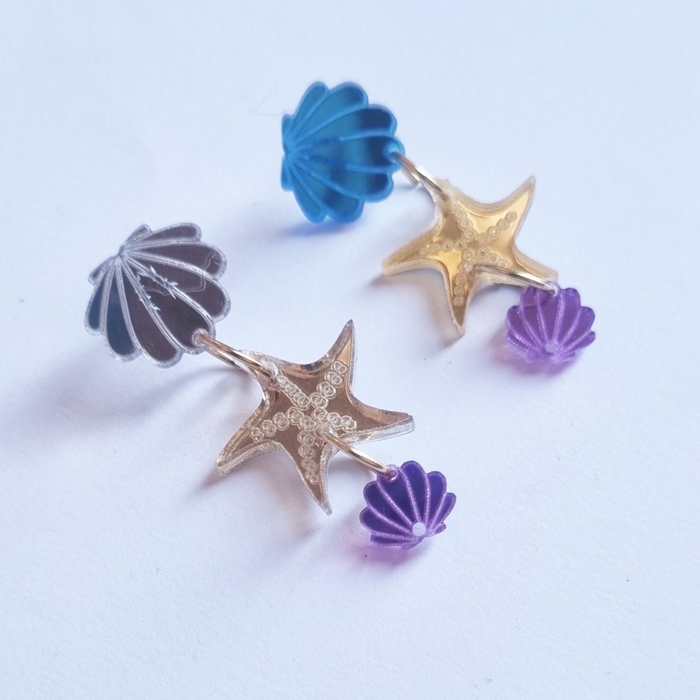 Pendientes fantasy marina