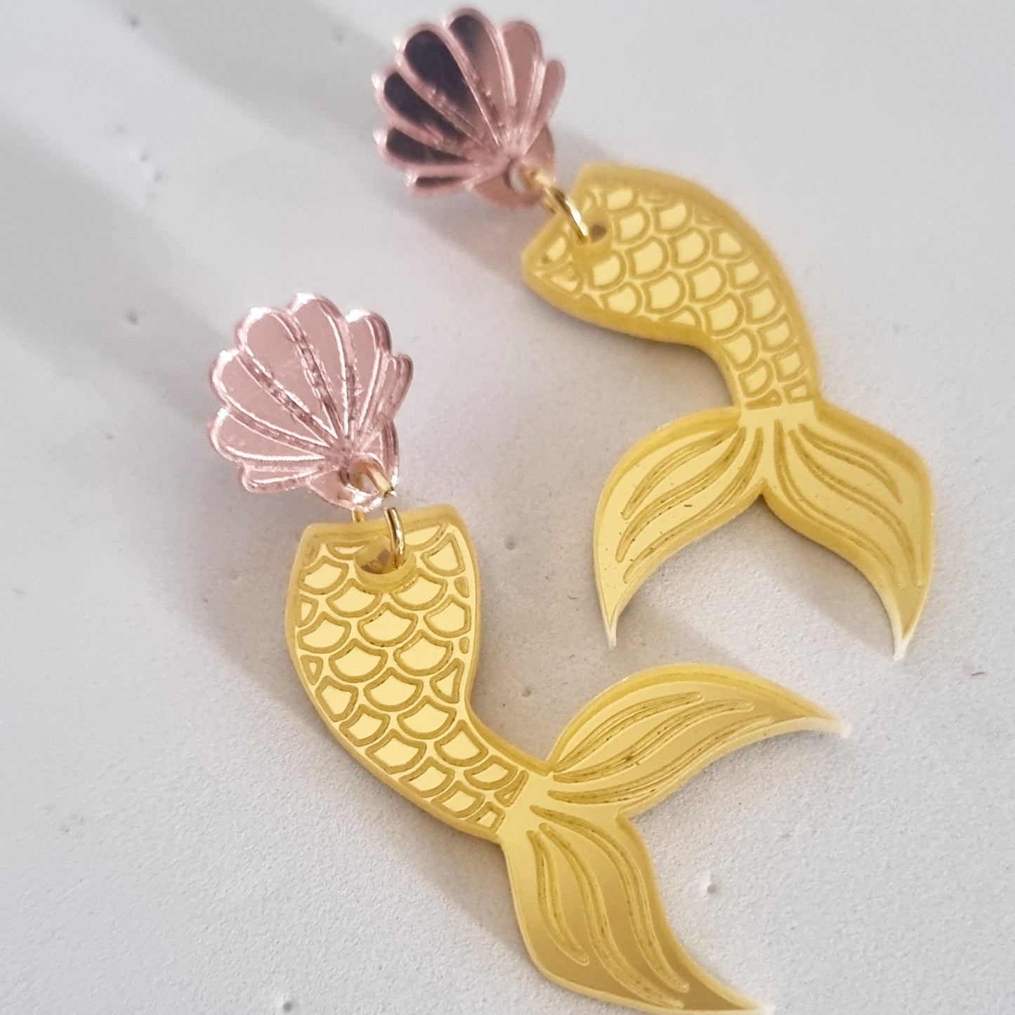 Pendientes colita de sirena
