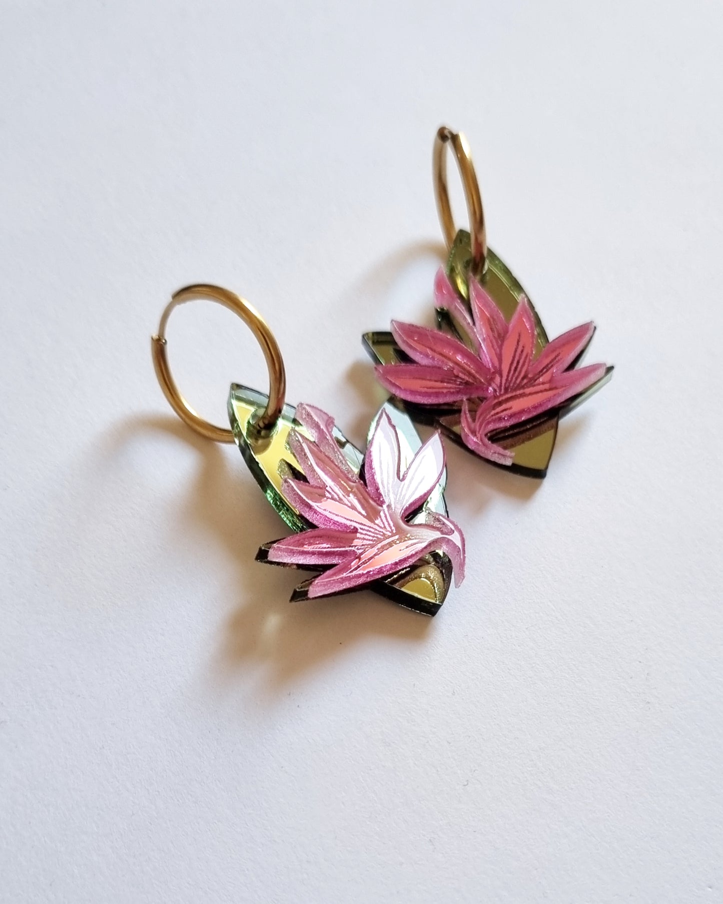 Pendientes flor de la pasión