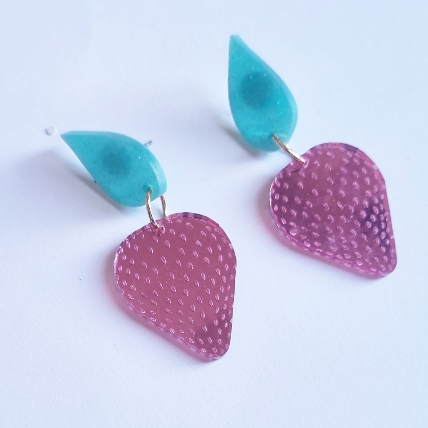 Pendientes fresas