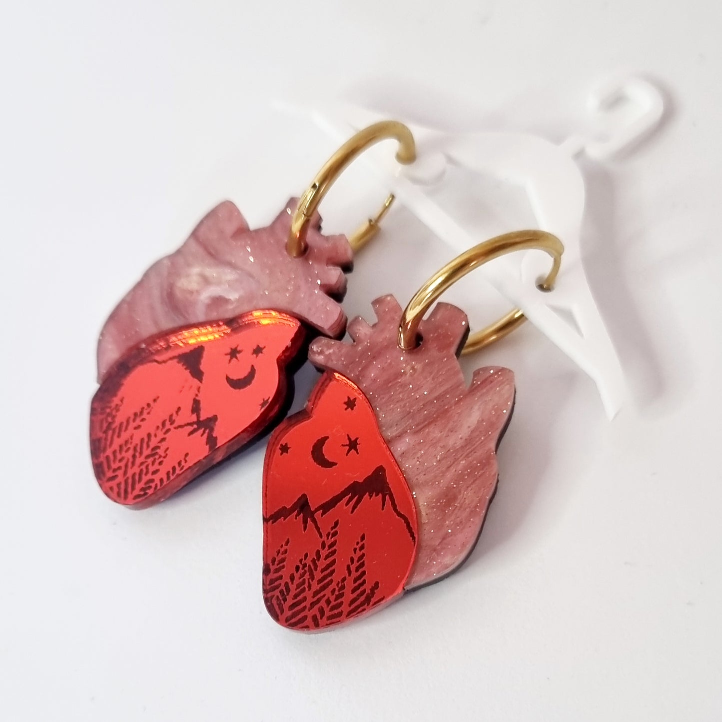 Pendientes corazón Alma