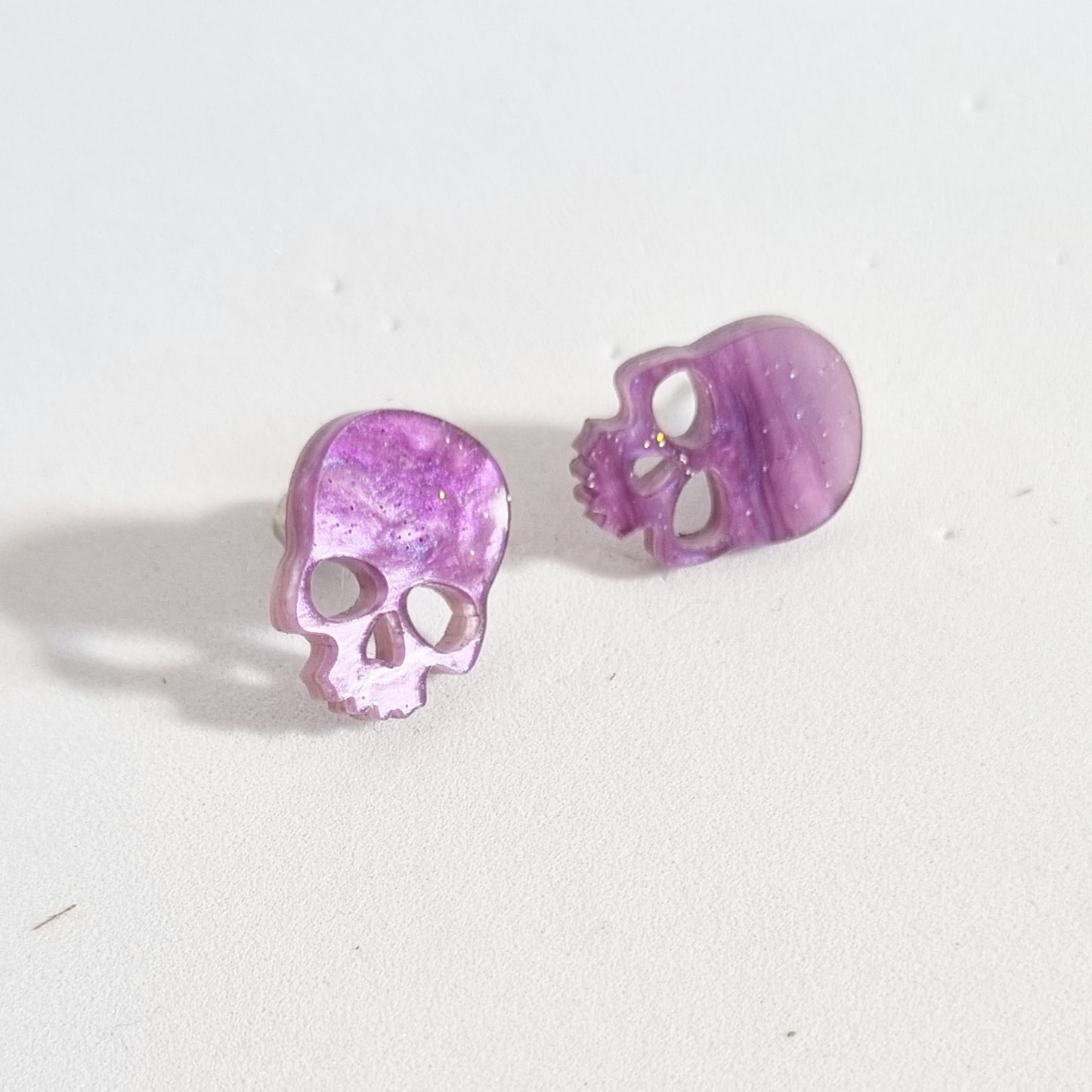 Mini calaveras lilas