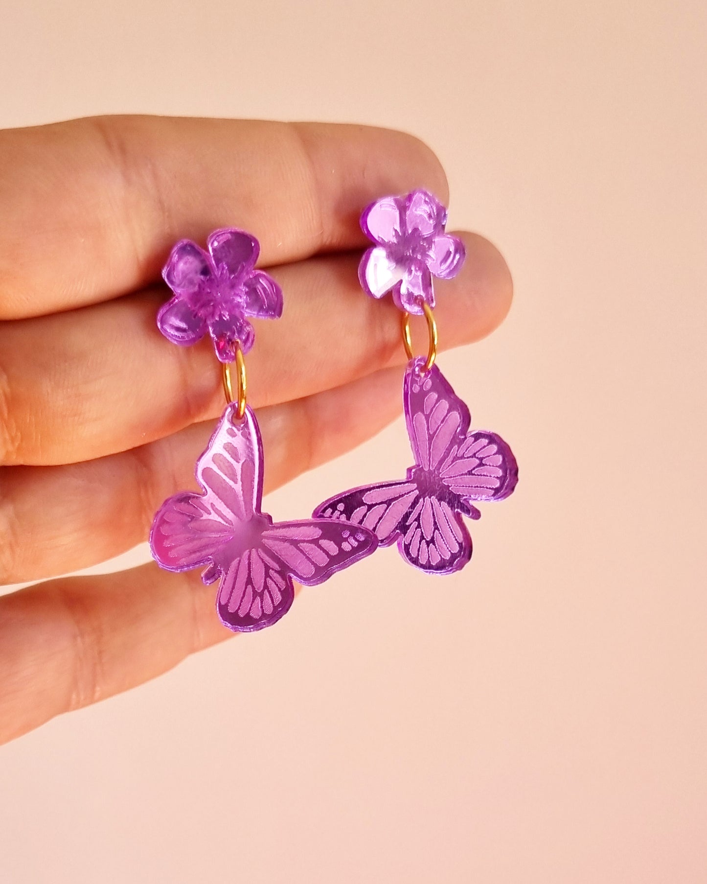 Pendientes mariposas essence colors