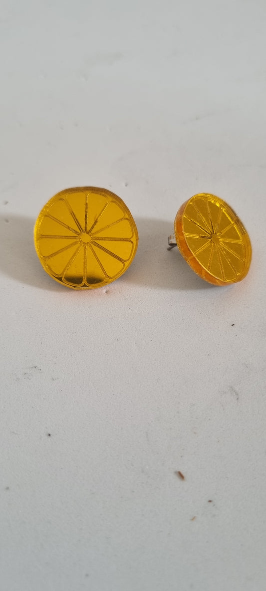 Pendientes naranjas M
