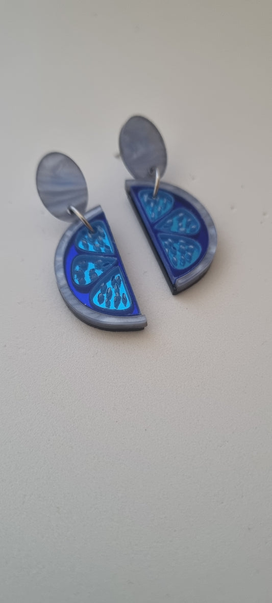 Pendientes limones blue