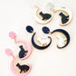 Pendientes gatos de luna