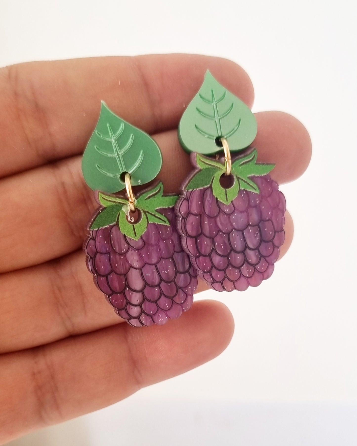 Pendientes moras aro