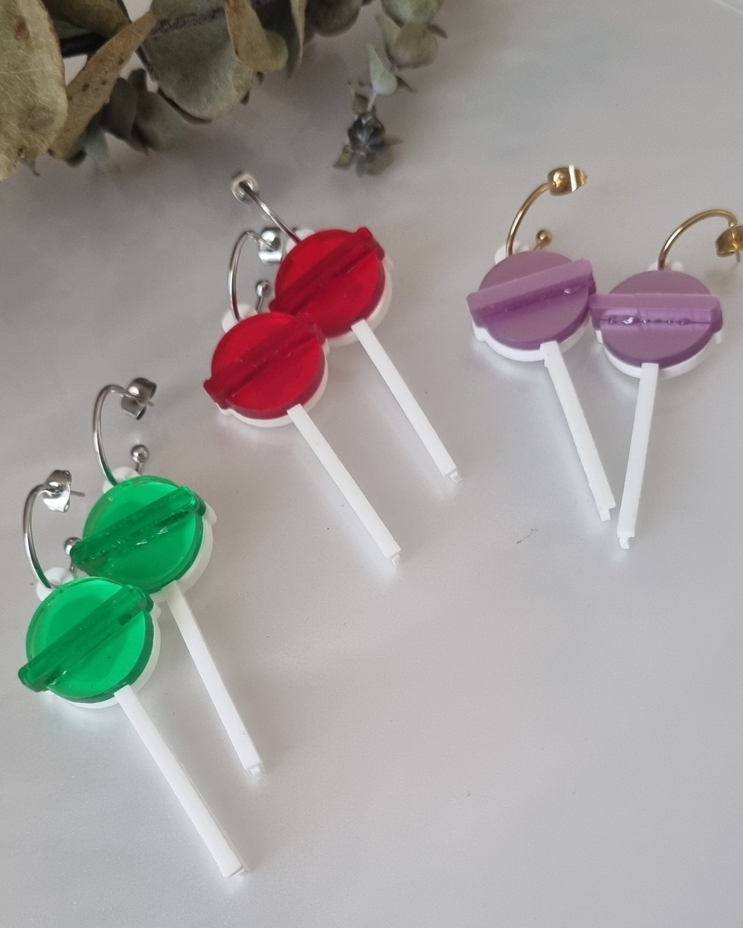 Pendientes chupachups