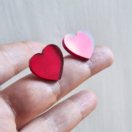 Pendientes súper corazones 2cm