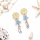 Pendientes largos pure marina