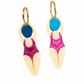 Pendientes la bañista vintage.