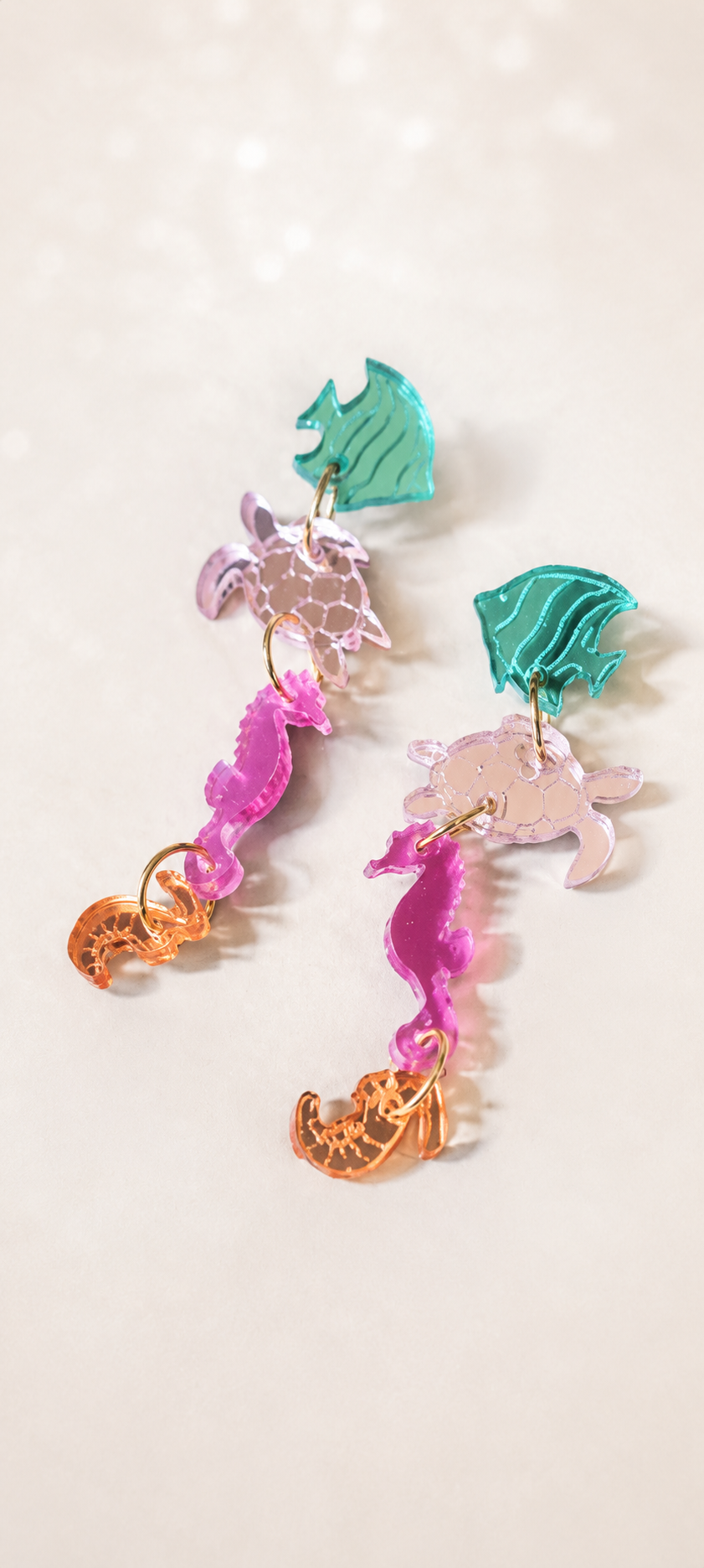 Pendientes largos fauna aminal