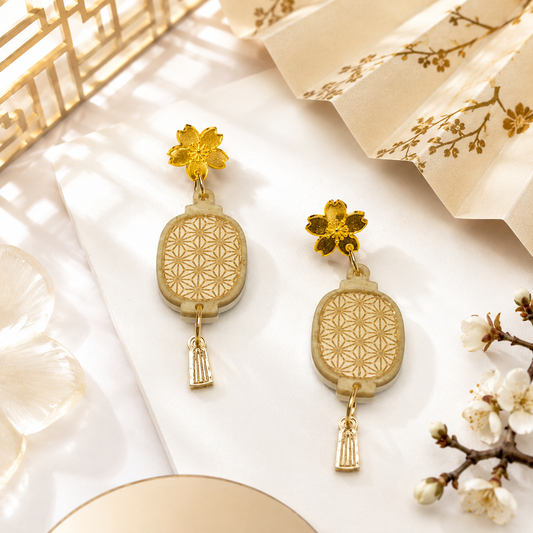 Pendientes Farolillos Sakura