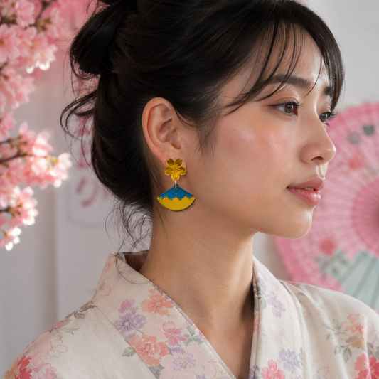 Pendientes Sakura Sol