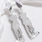 Pendientes Venus Espejo Plata