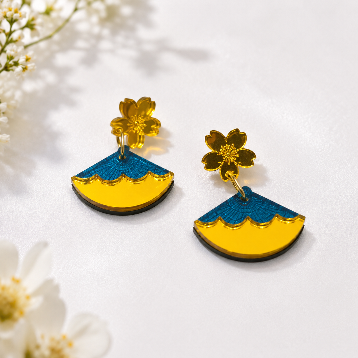 Pendientes Sakura Sol