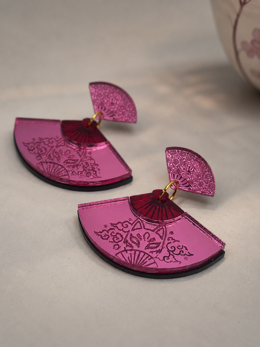 Pendientes Kitsune Sakura