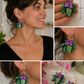 Pendientes Jardín Esmeralda 💜🌿