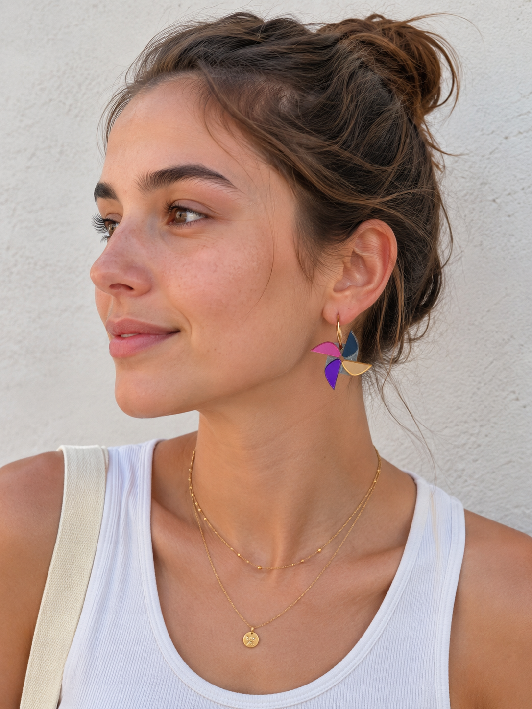 Pendientes molinillo colors
