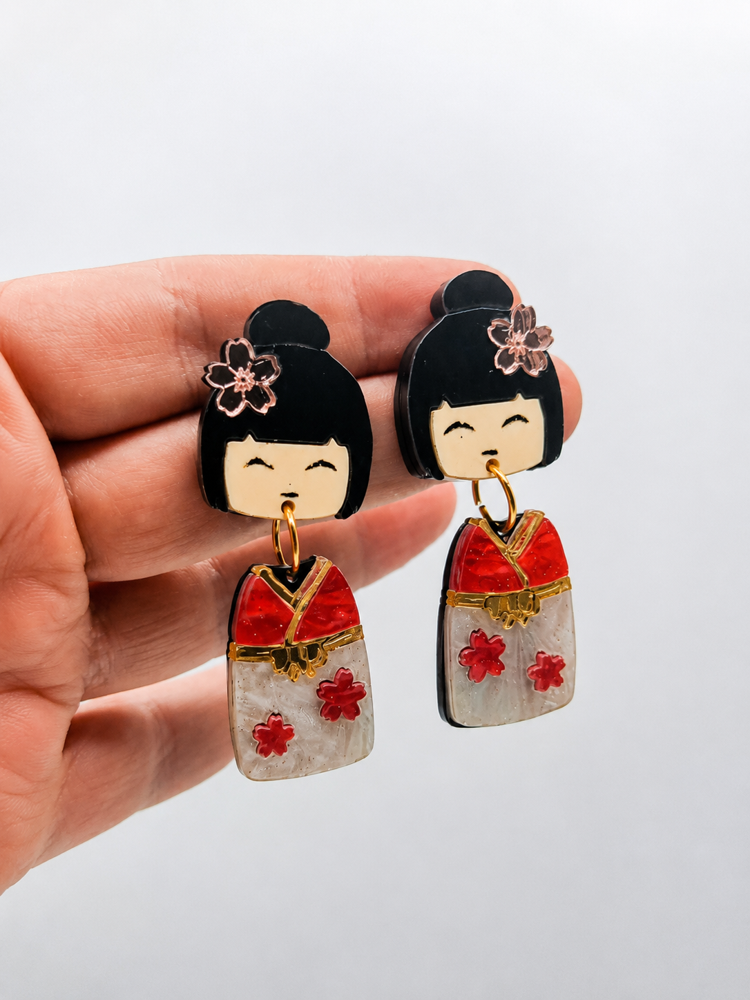 Pendientes Geisha japo pop