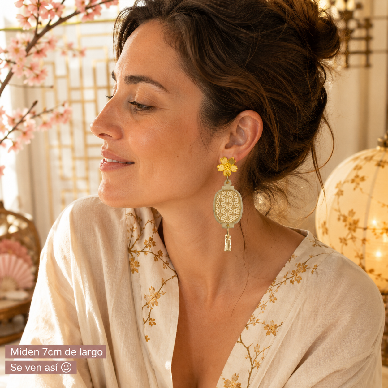 Pendientes Farolillos Sakura