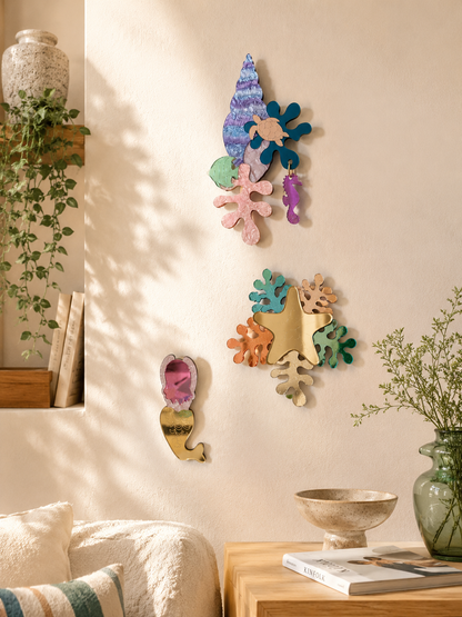 Conjunto Fantasía Mediterránea – Decoración de pared artesanal