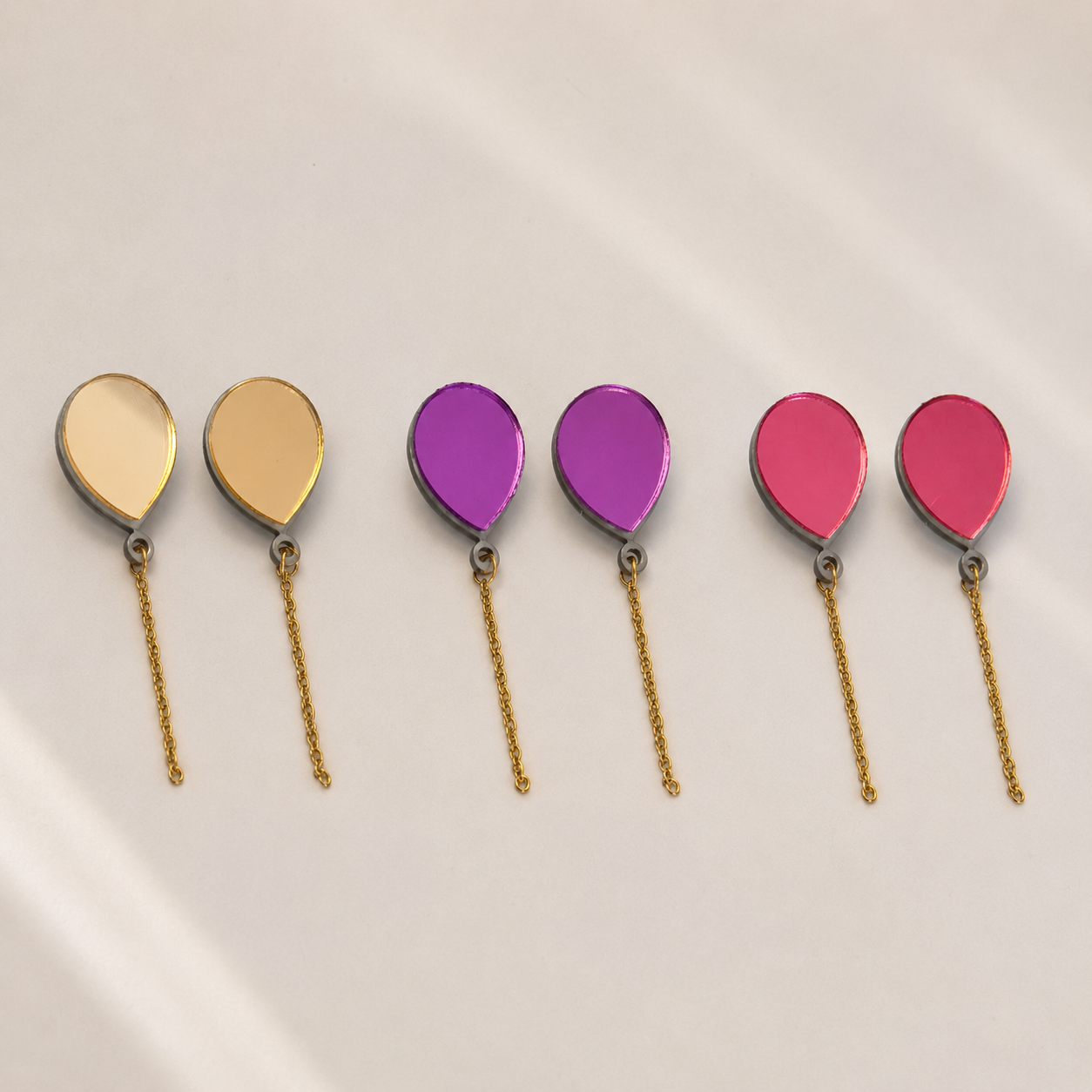 Pendientes globos colors