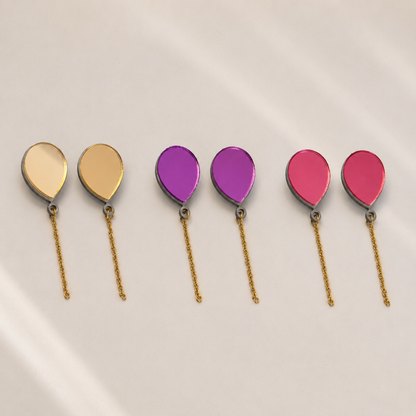 Pendientes globos colors
