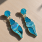 Pendientes Caracolas magic colors nacar glitter