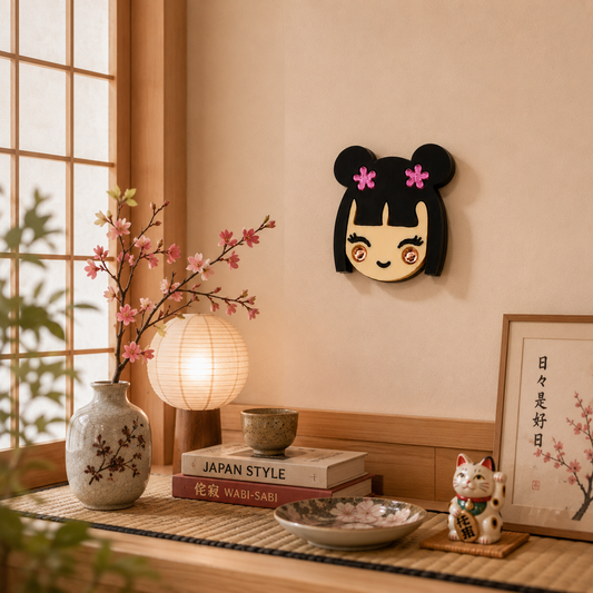 Muñeca Sakura – Decoración de pared