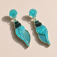 Pendientes Caracolas magic colors nacar glitter