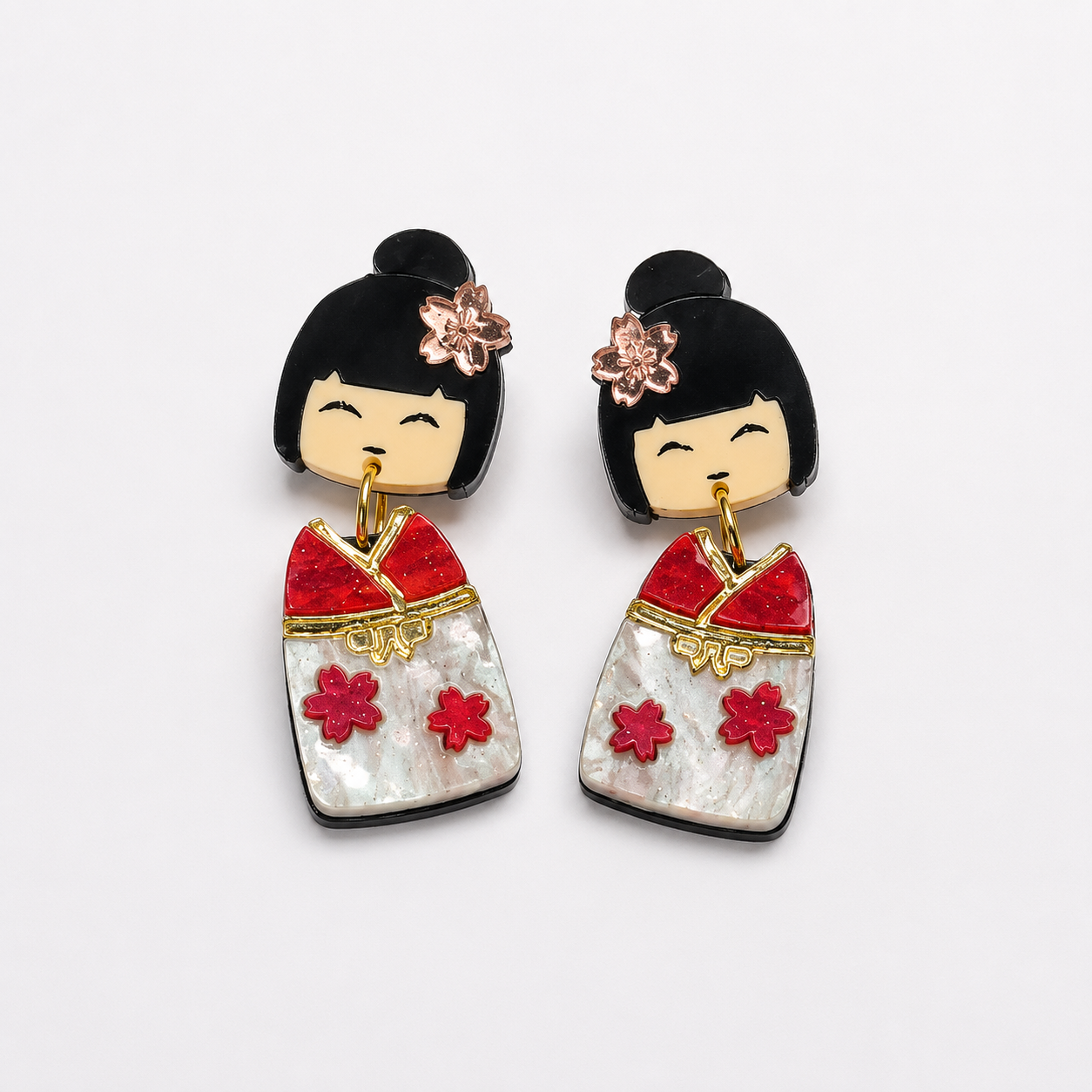 Pendientes Geisha japo pop