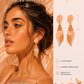 Pendientes Caracolas magic colors nacar glitter