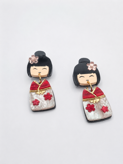 Pendientes Geisha japo pop