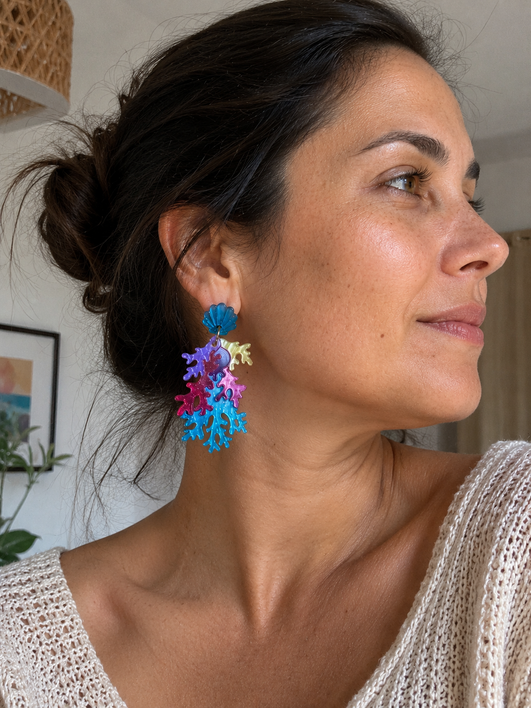 Pendientes Corales