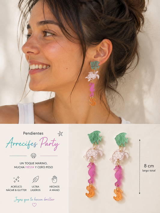 Pendientes largos fauna aminal