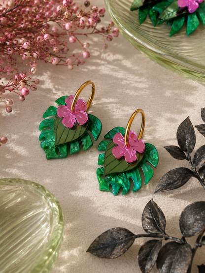 Pendientes Jardín Tropical 💚🌺