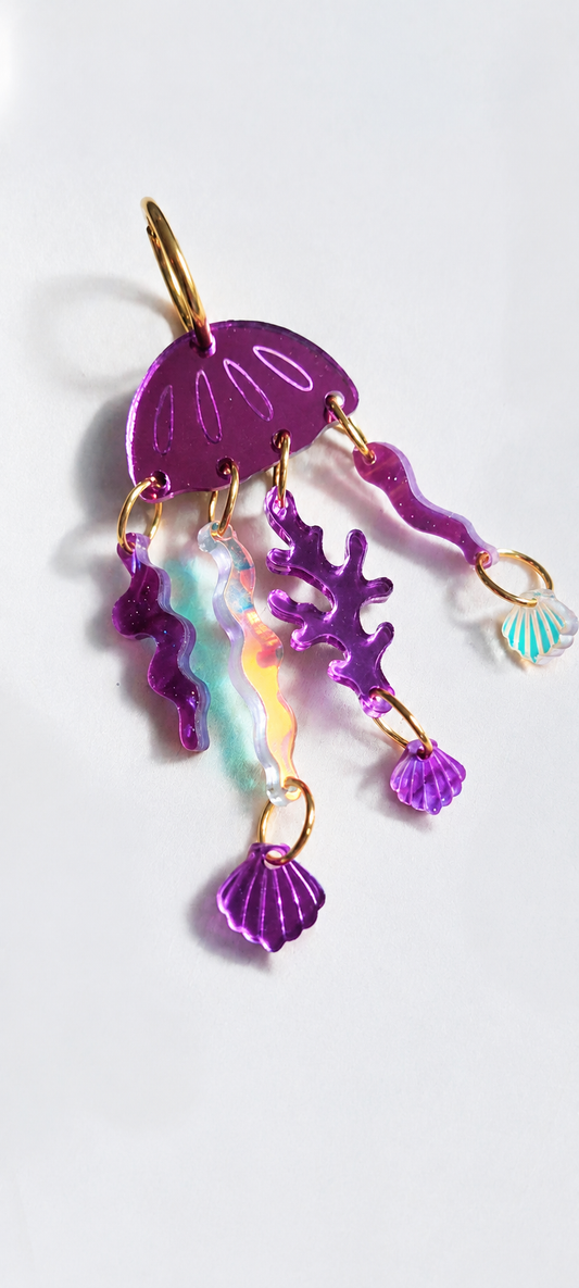 Medusas lila espejo 9 pares disponibles