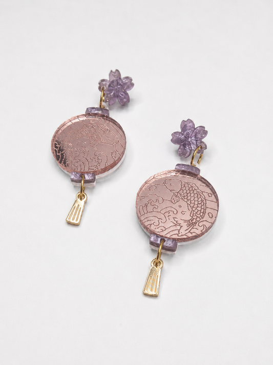 Pendientes Koi Sakura