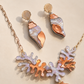 Conjunto caracola coral