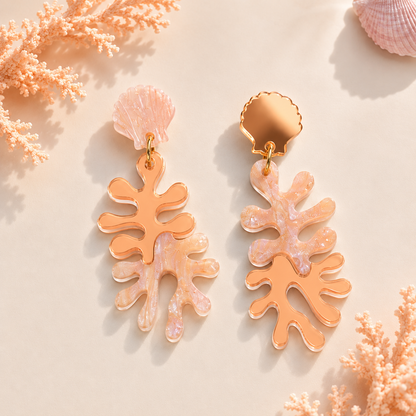 Coralia · Pendientes Coral