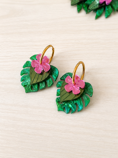 Pendientes Jardín Tropical 💚🌺