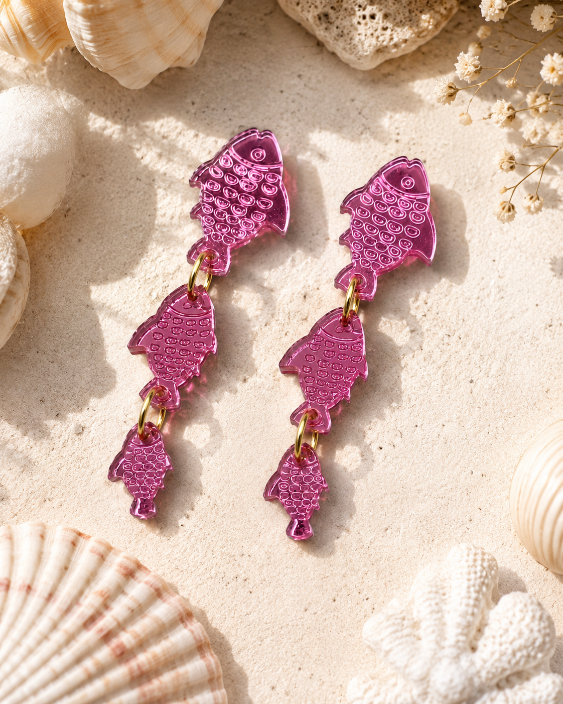 Pendientes súper fish colors